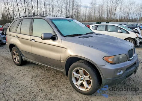 2005 BMW X5 3.0I from USA, damaged, VIN 5UXFA13595LY18285